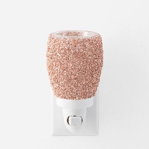 Rose gold glitter mini warmer